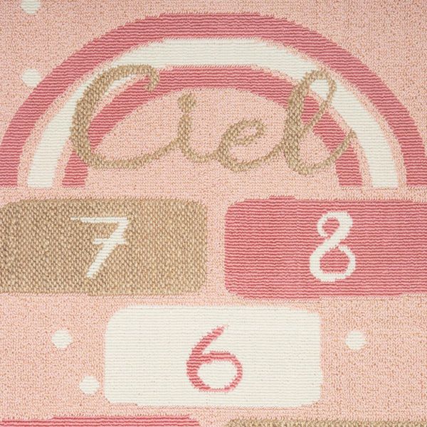 Tapis enfant 80x150 cm Marelle rose
