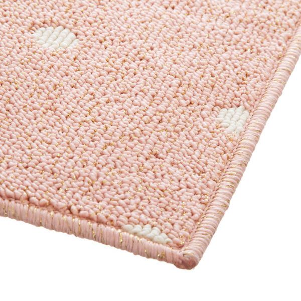 Tapis enfant 80x150 cm Marelle rose