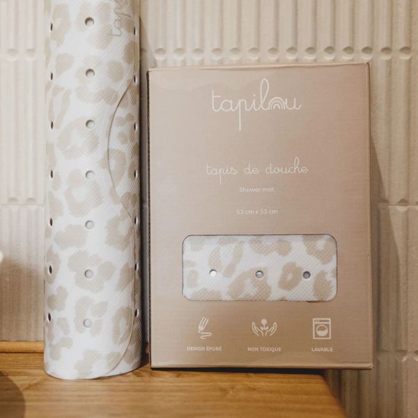 Tapis de douche antidérapant Léo