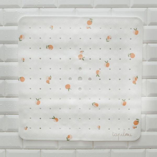 Tapis de douche antidérapant Pêche