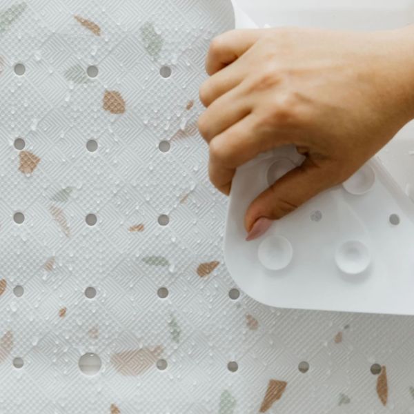 Tapis de douche antidérapant Terrazzo