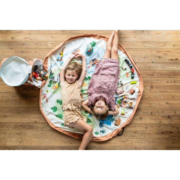 Panier de rangement + tapis de jeu - soo  Zoo