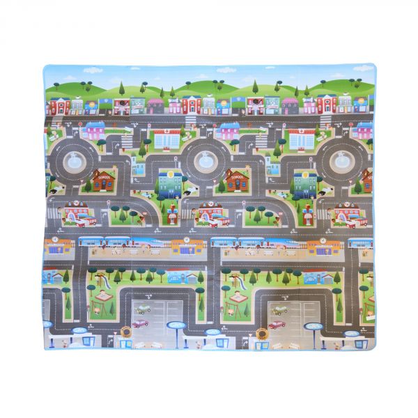 Tapis de jeu géant réversible Ville/Campagne