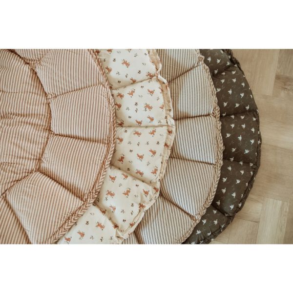 Tapis de jeu bébé 3 en 1 Organic Coco Blue Stripes