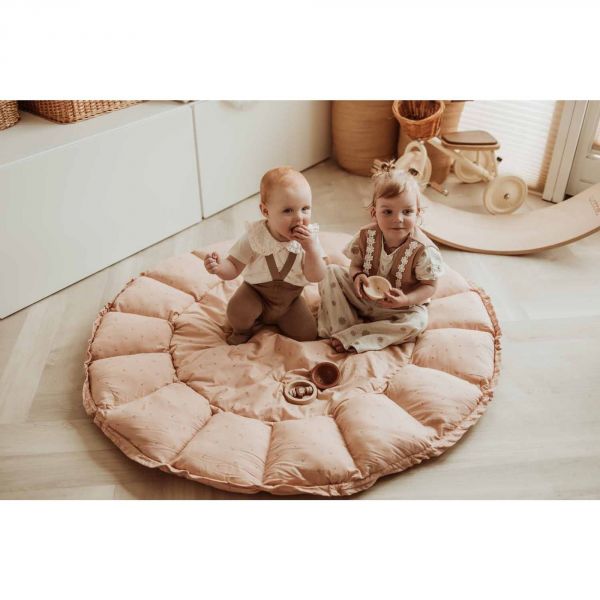 Tapis de jeu / nid de bébé 3 en 1 Organic Bloom Fleuri