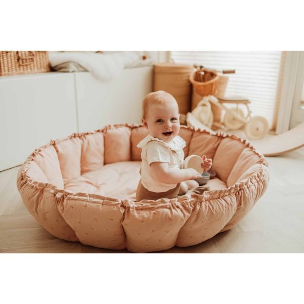 Tapis de jeu bébé 3 en 1 Organic Coco Fleuri