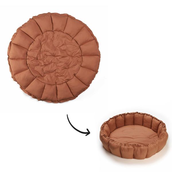 Tapis de jeu bébé 3 en 1 Organic Coco Tawny Brown