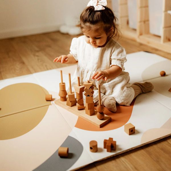 Tapis de jeu pliable Bubulle 135x90 cm