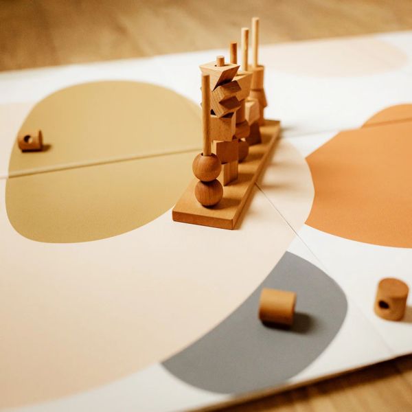 Tapis de jeu pliable Bubulle 135x90 cm