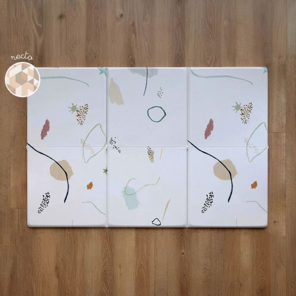 Tapis de jeu pliable et réversible 90x135 cm Gribouille