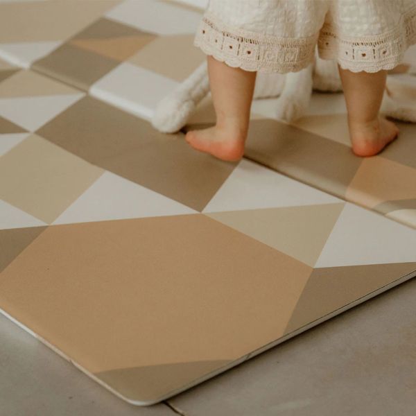 Tapis de jeu pliable et réversible 90x135 cm Gribouille