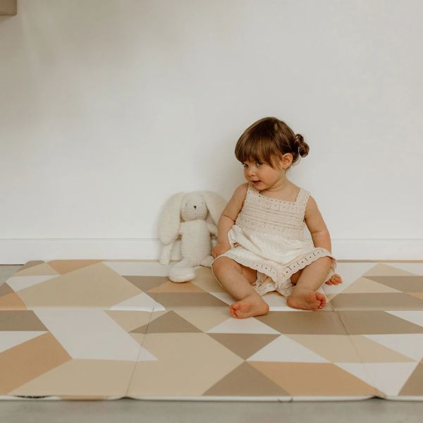 Tapis de jeu pliable et réversible 90x135 cm Gribouille
