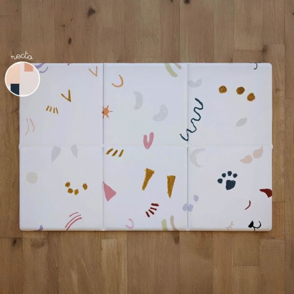 Tapis de jeu pliable et réversible 90x135 cm Méli-Mélo