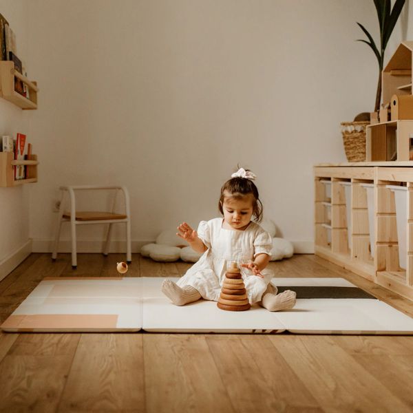 Tapis de jeu pliable et réversible 90x135 cm Méli-Mélo