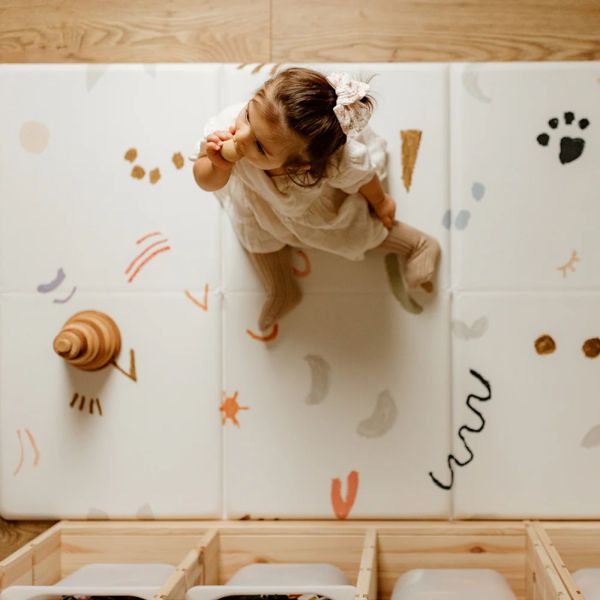 Tapis de jeu pliable et réversible 90x135 cm Méli-Mélo
