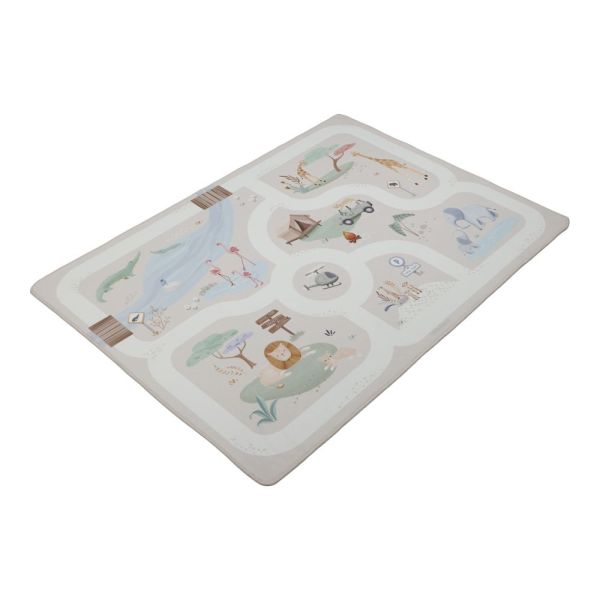 Tapis de jeu pour voiture - Safari Friends