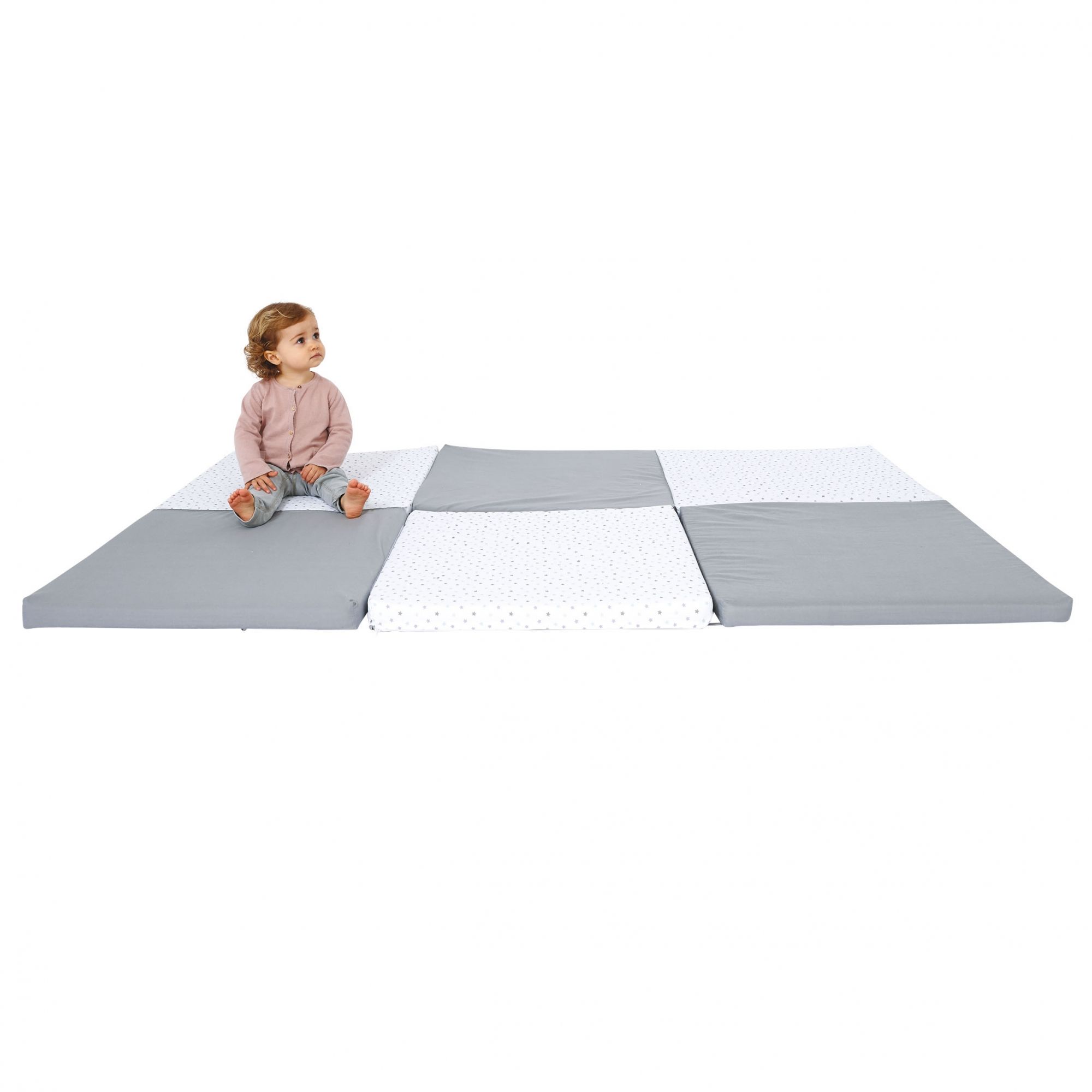 Tapis de jeu pliable Terrazzo (120 x 120 cm) : Candide