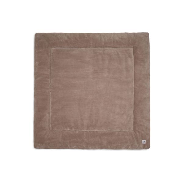 Tapis de parc bébé 100 x 100 cm Cloudy Rib Milky Coffee