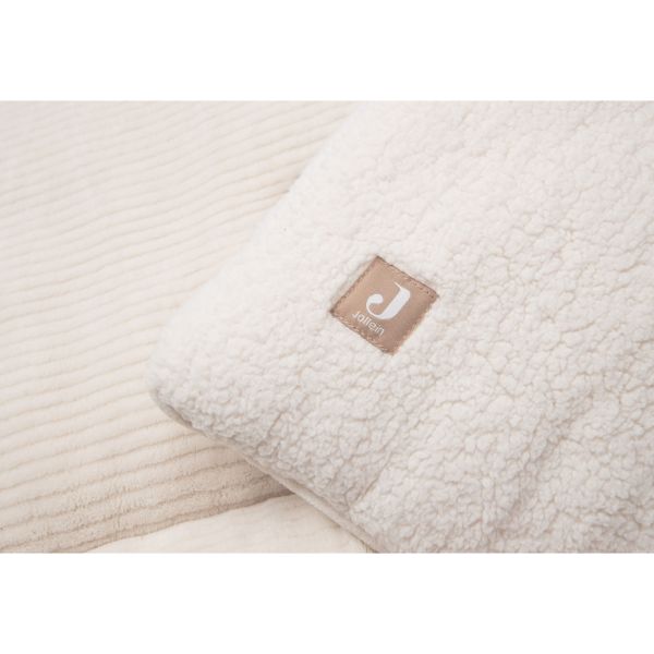 Tapis de parc bébé 100 x 100 cm Cloudy Rib Oatmeal