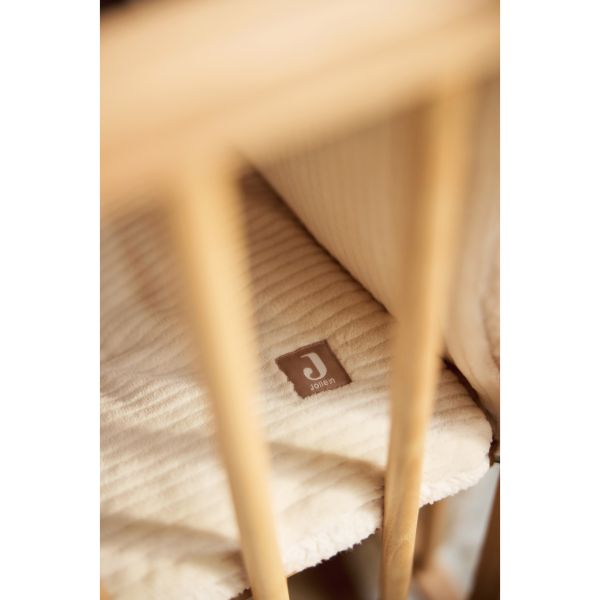 Tapis de parc bébé 100 x 100 cm Cloudy Rib Oatmeal