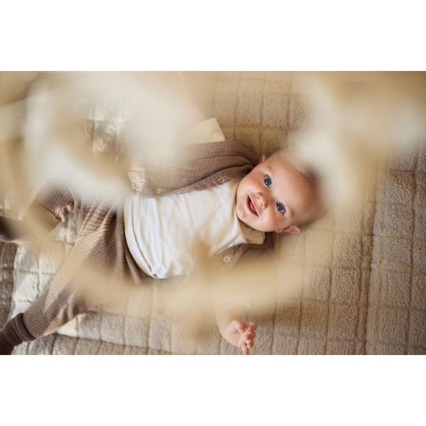 Tapis de parc bébé 75 x 95 cm Teddy Warm Sand