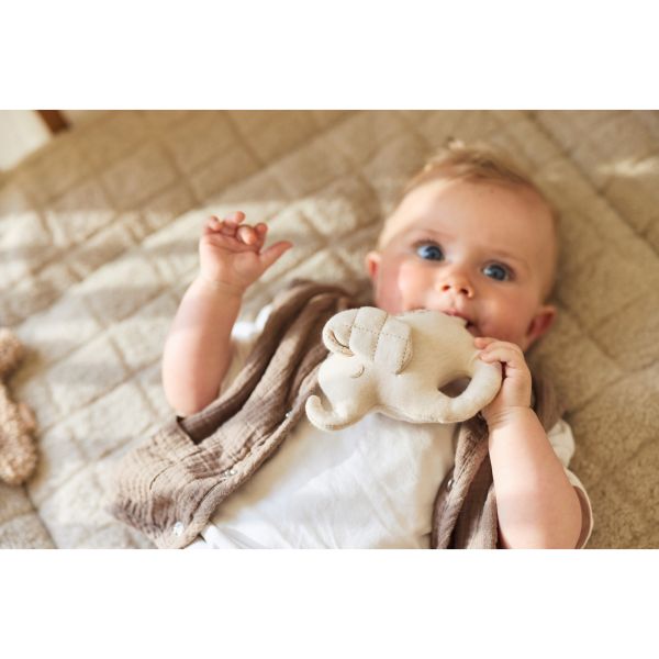 Tapis de parc bébé 75 x 95 cm Teddy Warm Sand