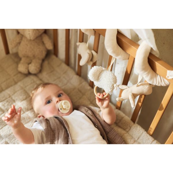 Tapis de parc bébé 75 x 95 cm Teddy Warm Sand