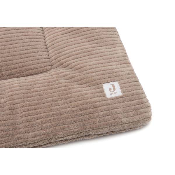 Tapis de parc bébé 75 x 95 cm Cloudy Rib Milky Coffee