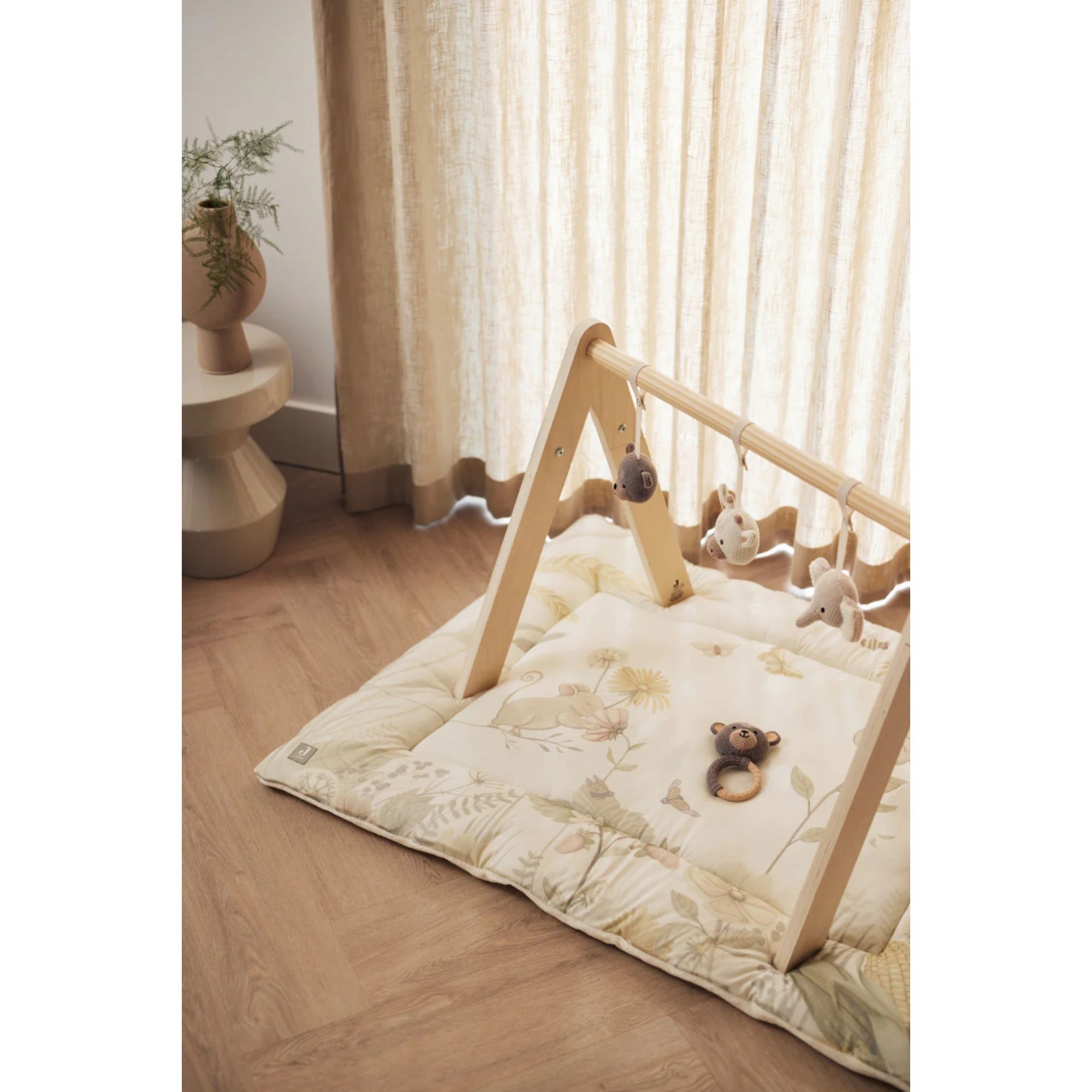 Tapis de parc 75 x 95cm Grain Knit Olive Green - Made in Bébé