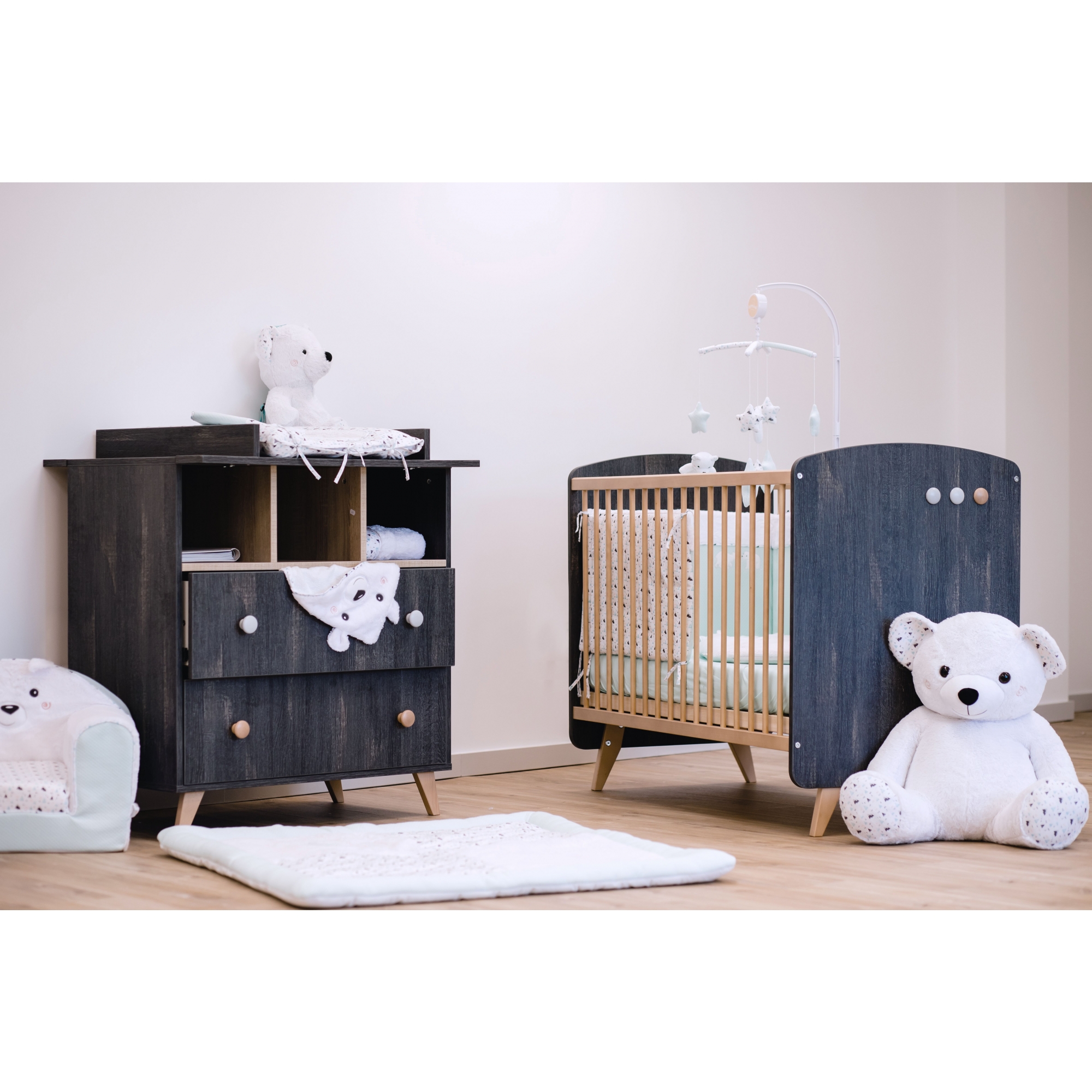 Domiva Tapis De Parc 100x100 Cm Boreale Made In Bebe