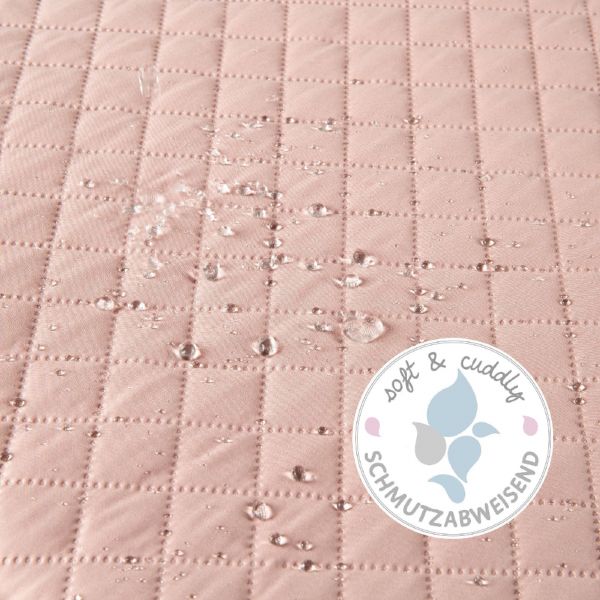 Tapis de parc bébé hexagonal Roba Style rose/mauve