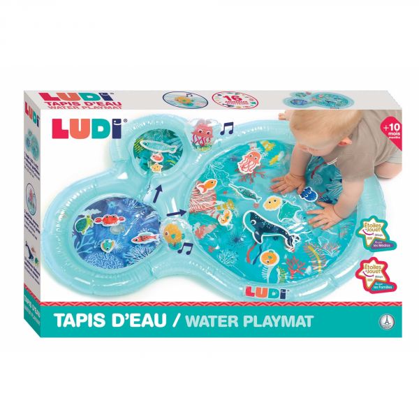 Tapis d'eau bleu