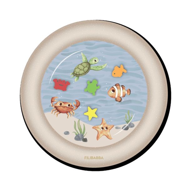 Tapis d'eau pour temps sur le ventre - Amis de la mer