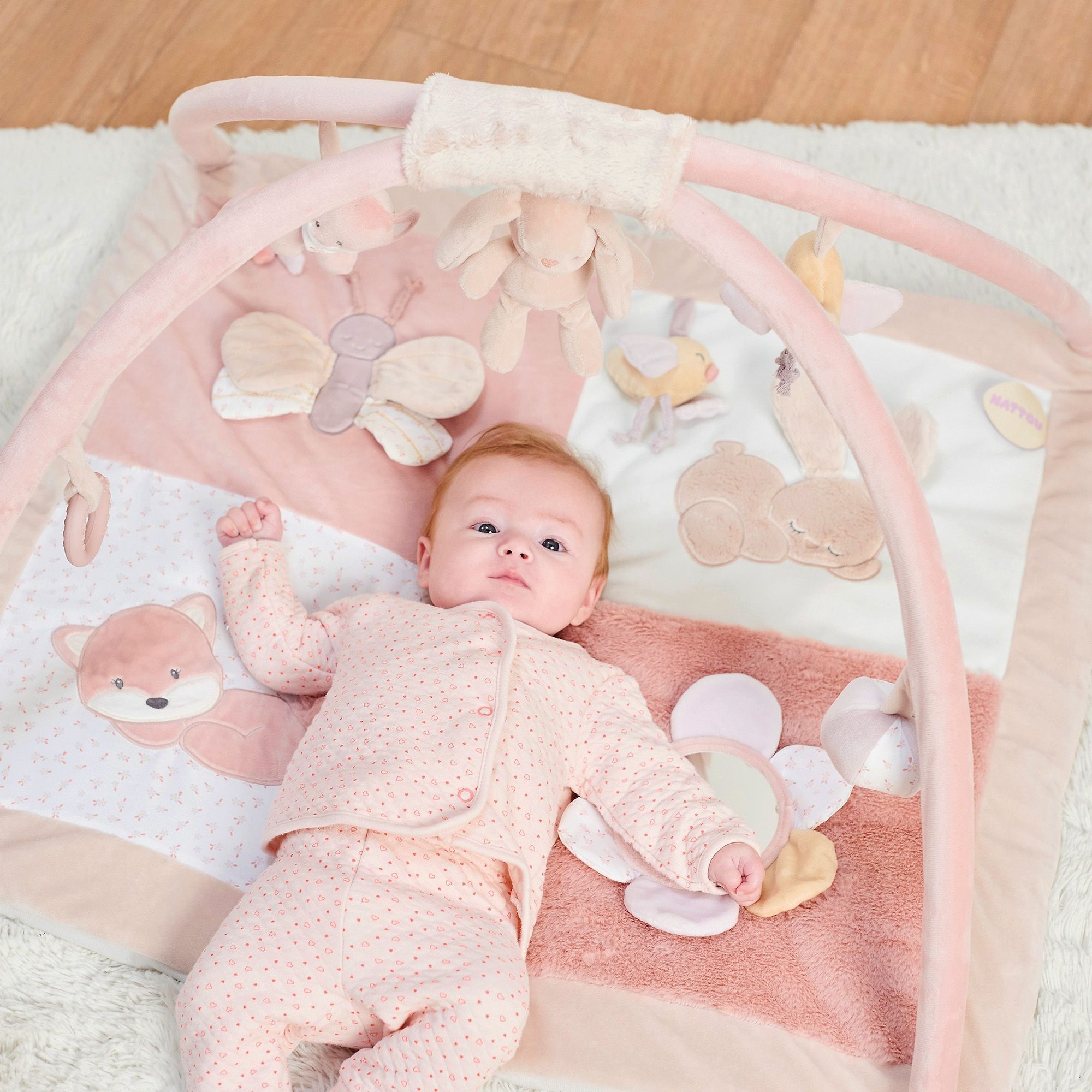 tapis d'éveil avec arches pour bébé