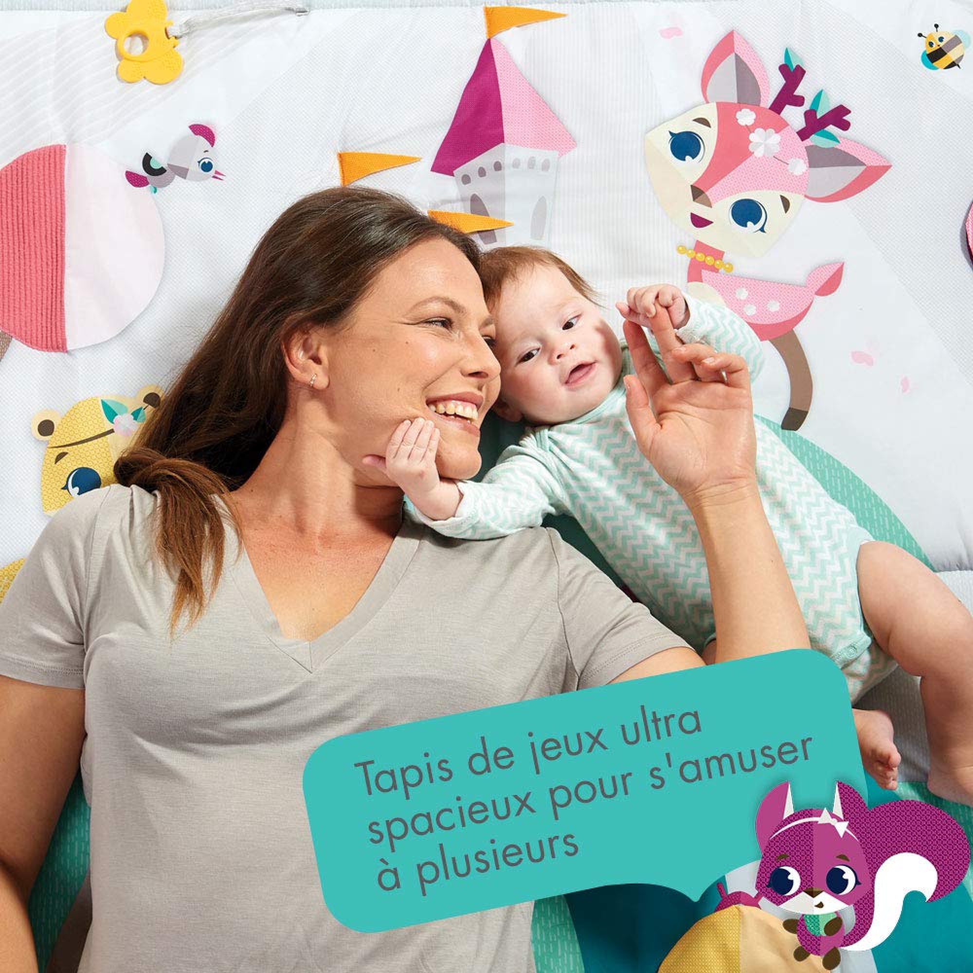 Tiny Love Tapis D Eveil Geant Collection Princesse Made In Bebe