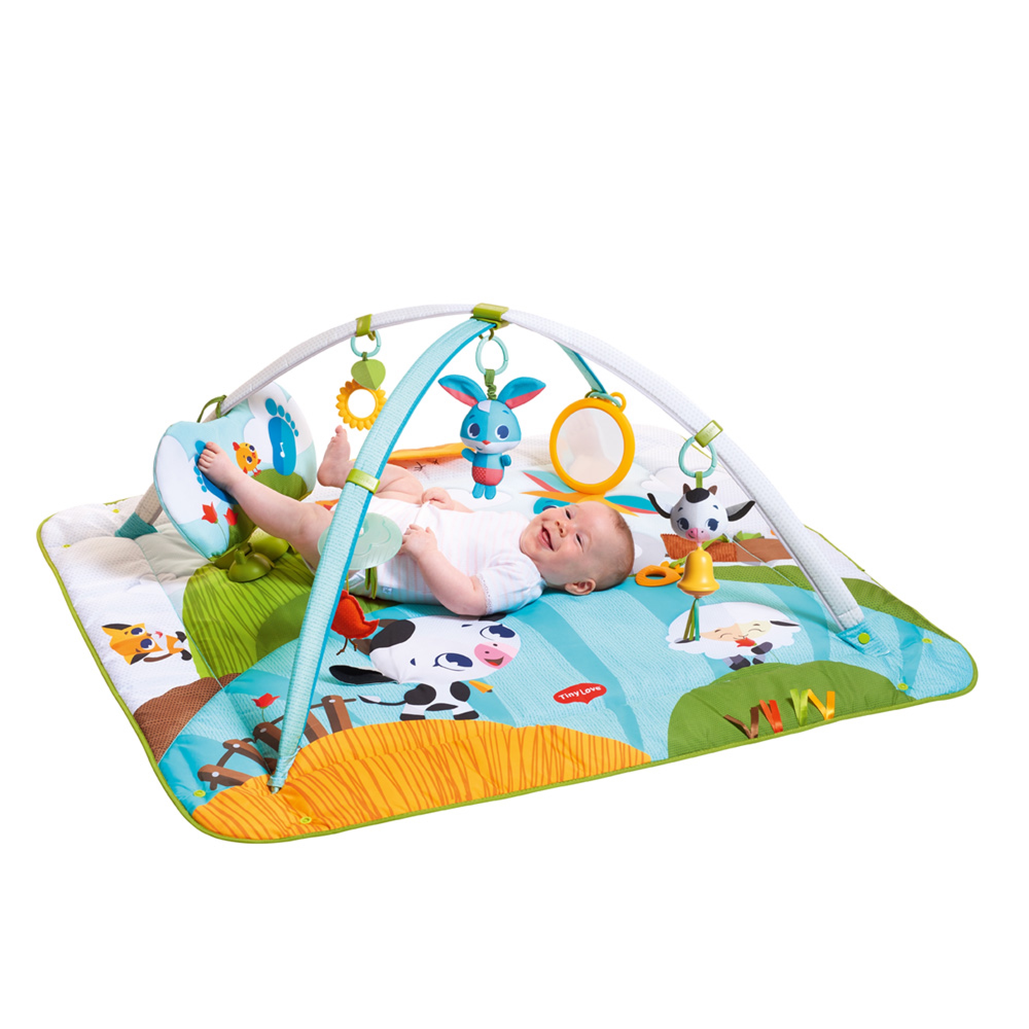 Tiny Love Tapis d'éveil Kick N Play avec arches - Dans la Ferme - Made ...