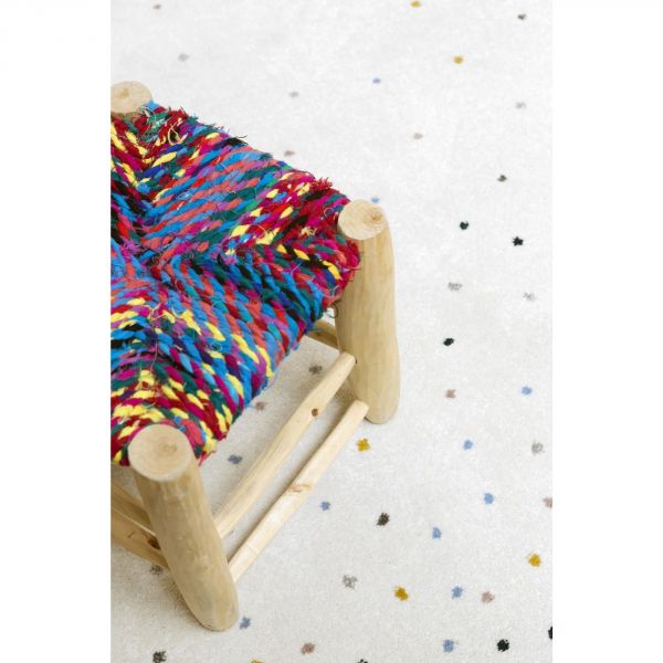 Tapis enfant 135 x 190 cm Confettis multicolore