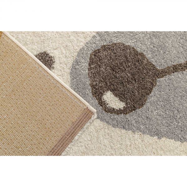 Tapis enfant 80x150 cm Ourson gris