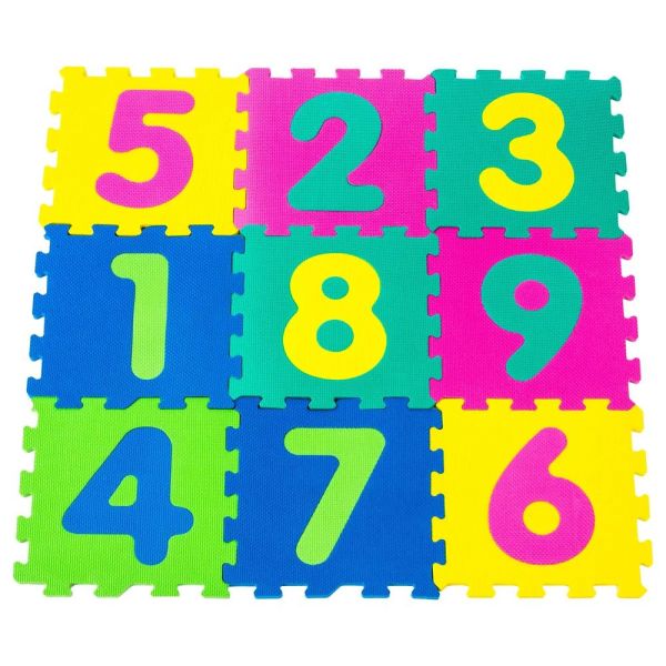 Tapis d'éveil Mousse marelle 10 dalles