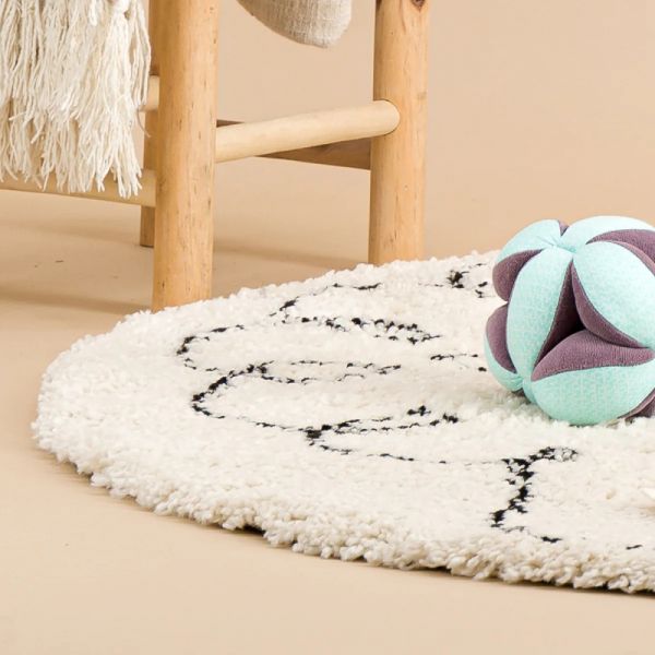 Tapis enfant rond Ø120 cm Mouton