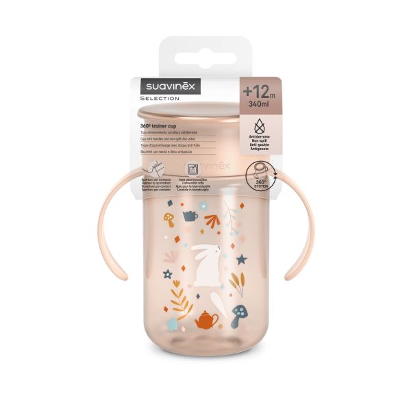 Tasse d'apprentissage 360° Wonderland 340 ml Rose