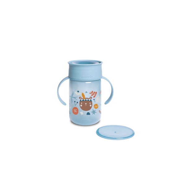Tasse 360° 340ml Into the Forest bleu