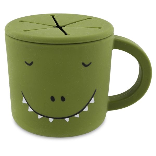 Tasse enfant pour collation en silicone - Mr. Dino