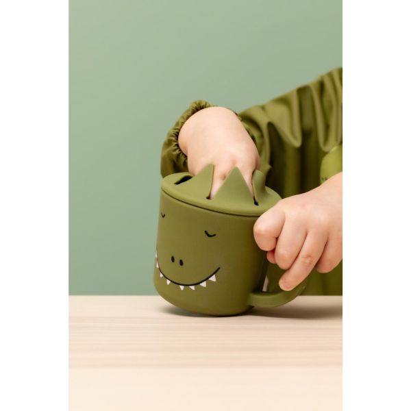 Tasse enfant pour collation en silicone - Mr. Dino