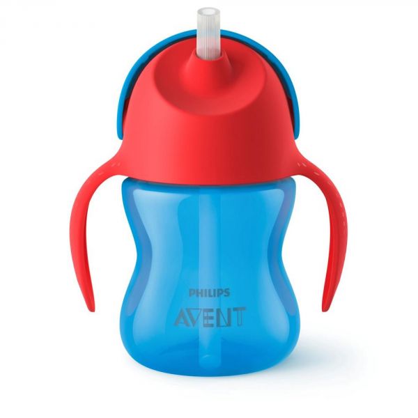 Tasse à paille Bleu 200 ml