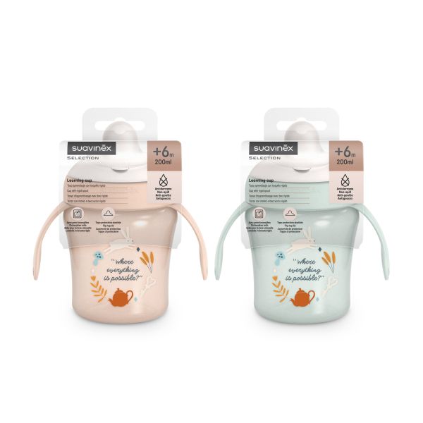 Tasse d’apprentissage anti-fuite 200 ml Wonderland