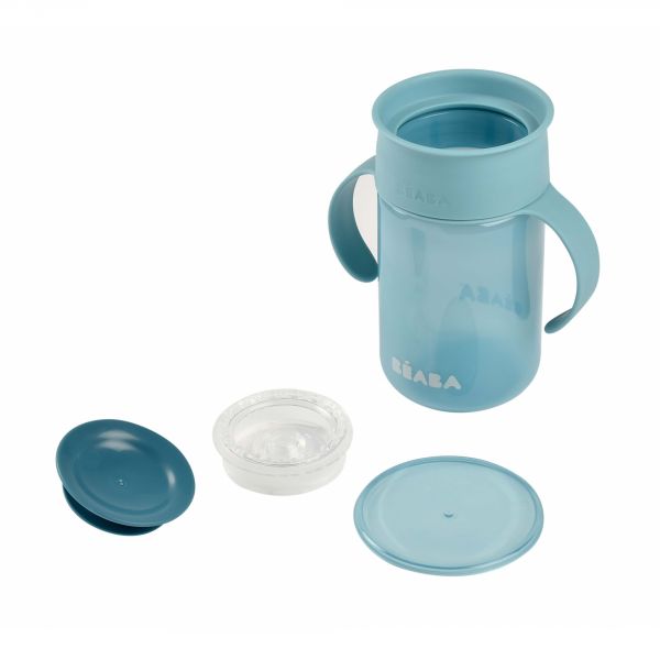 Tasse d'apprentissage 360° bleue