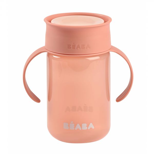 Tasse d'apprentissage 360° rose