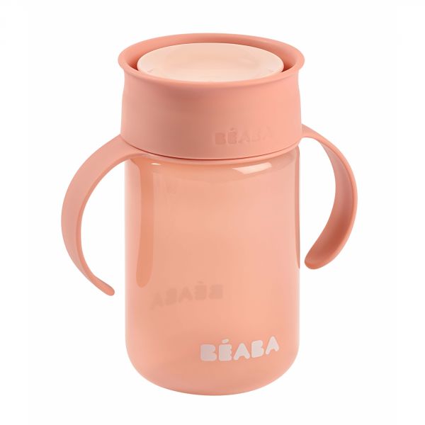 Tasse d'apprentissage 360° rose