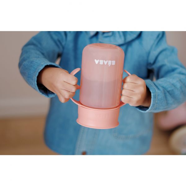 Tasse d'apprentissage 360° rose